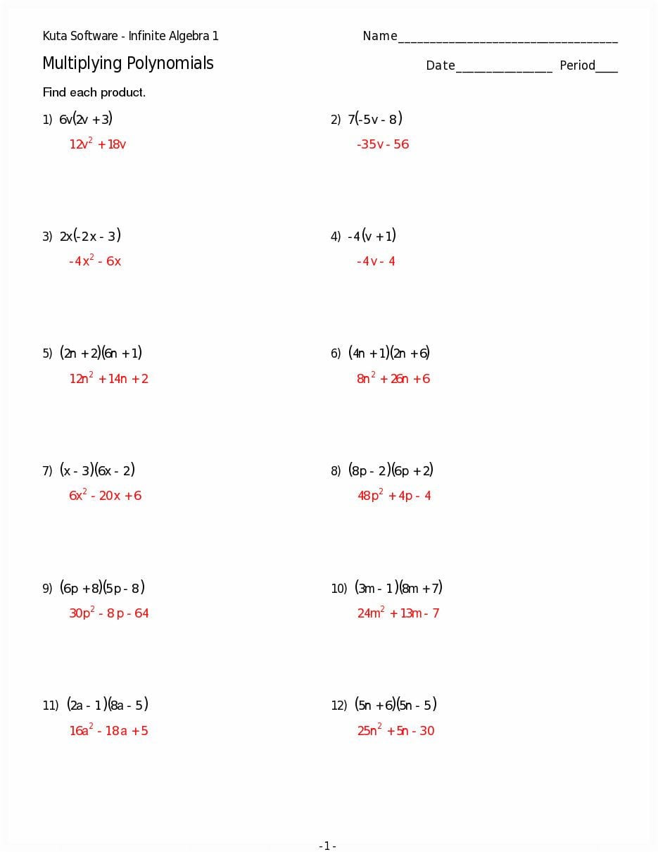 Adding And Subtracting Polynomials Worksheet  Briefencounters With Adding And Subtracting Polynomials Worksheet Answers