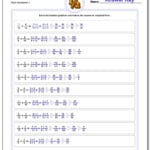 Adding Fractions With Unlike Denominators Together With Math Worksheets For Grade 4 With Answers