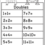 Addition Doubles – 1 Worksheet  Free Printable Worksheets As Well As Adding Doubles Worksheets
