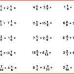 Addition Of Mixed Fractions Word Problems Fractions Addition Inside Adding Mixed Numbers Worksheet
