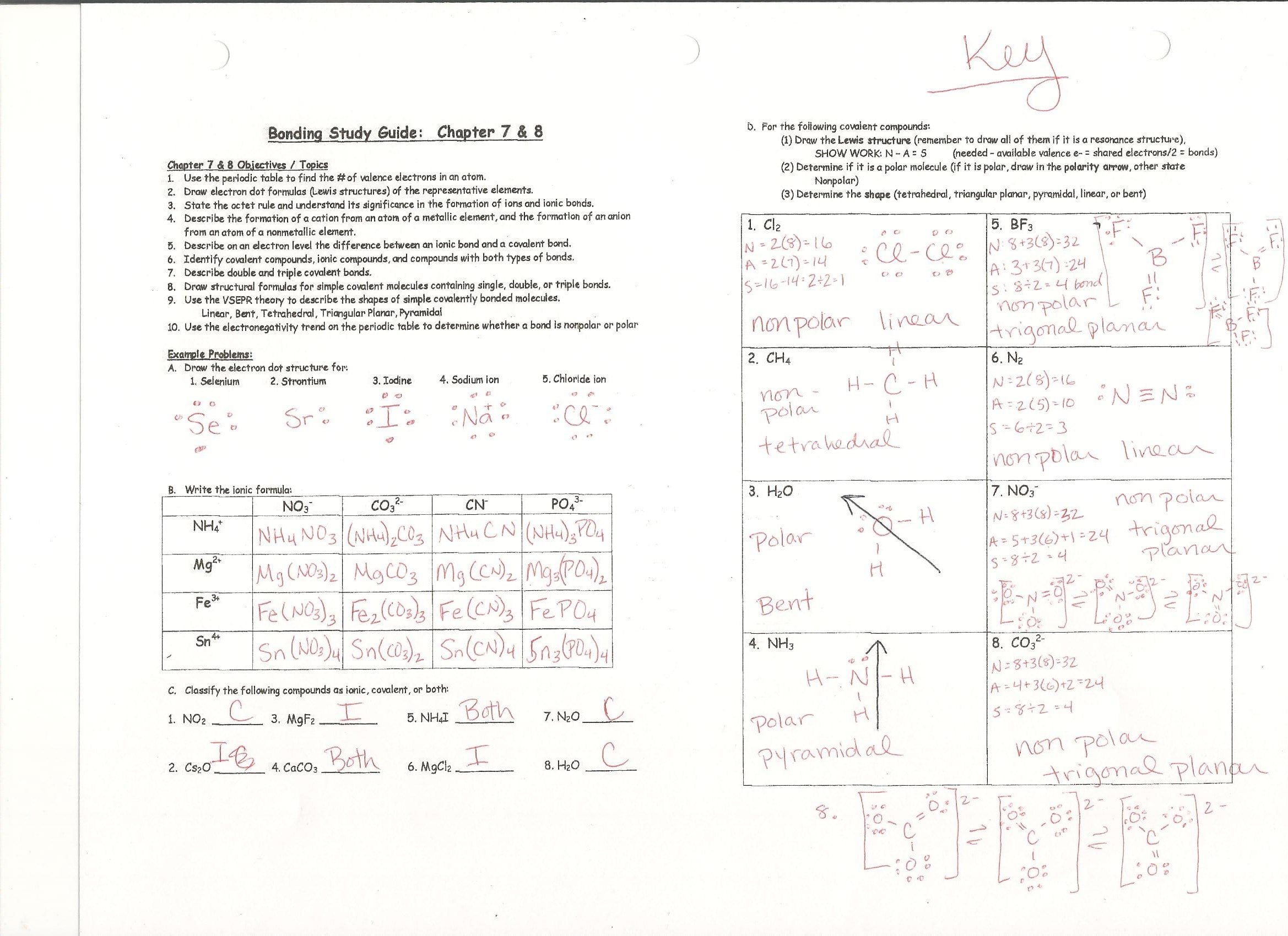 Agenda Cp Chem With Regard To Writing Formulas Ionic Compounds Chem Worksheet 8 3 Answer Key