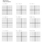 Algebra 1 Graphing Equations And Systems Worksheet Slope Intercept As Well As Algebra 1 Slope Worksheet