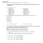 Algebra 2 Chapter 5 Practice Test Review For Practice 5 5 Quadratic Equations Worksheet Answers