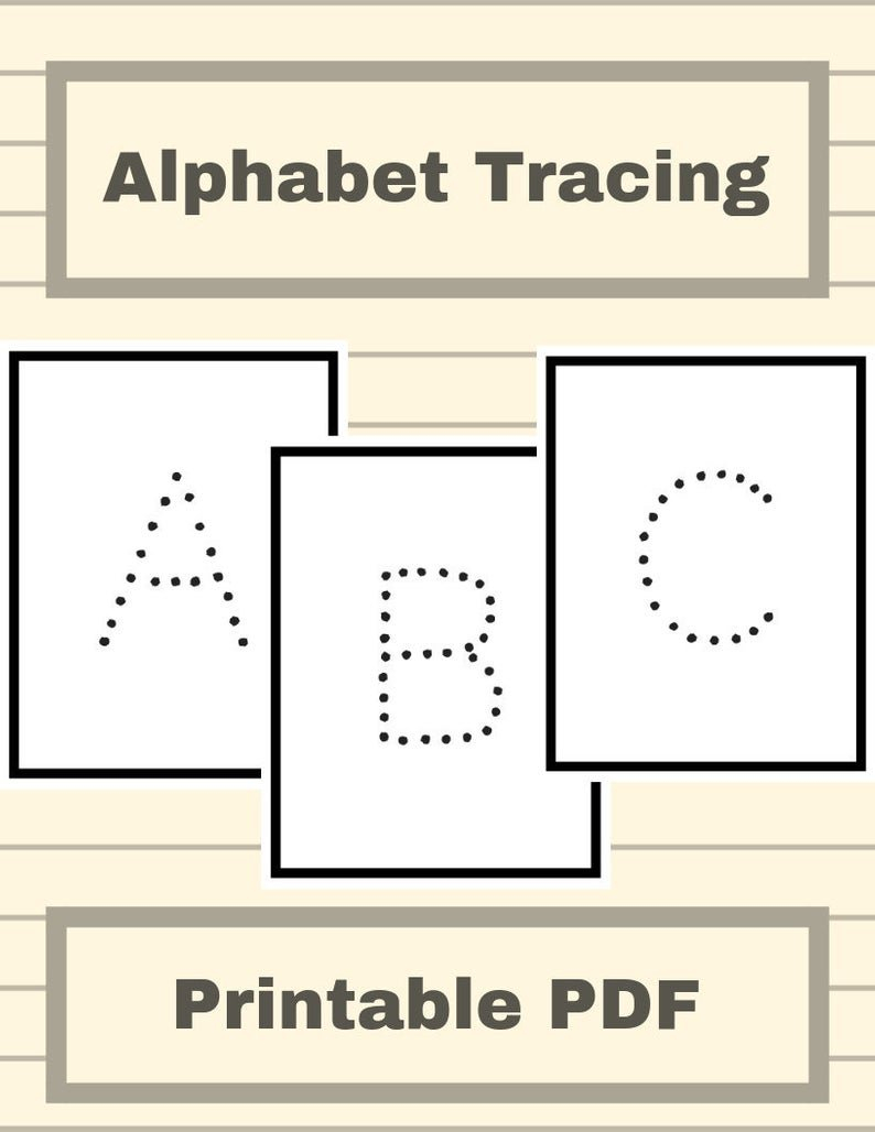 Alphabet Tracing  Aba Therapy Occupational Therapy And Special Education  Worksheets Alldayaba Inside Aba Therapy Worksheets