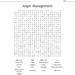 Anger Management Word Search  Wordmint For Anger Management Worksheets For Adults