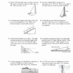 Angle Of Elevation And Depression Worksheet With Answers  Yooob In Angles Of Depression And Elevation Worksheet Answers