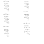 Answer Key  Cloudfront Within Solving Radical Equations Worksheet Answers