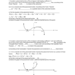 Answers Polynomials And Rational Functions Pertaining To Polynomial And Rational Functions Worksheet Answers