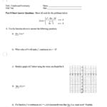 Ap Calculus Inside Pre Calculus Composite Functions Worksheet Answers