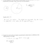 Arc Length And Radians Students Are Asked To Explain Why The Length And Arc Measure And Arc Length Worksheet