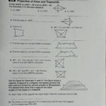 Area Of Trapezoid Worksheet Answers For Kites And Trapezoids Worksheet Answers
