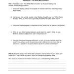 Art Commentary And Evidence Analysis Of The White Man's  Pages With Art Analysis Worksheet