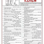 B1 Verb Tenses Review 12 Worksheet  Free Esl Printable Worksheets Also Grammar Review Worksheets