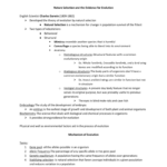 Biology Chapter 15 Notes In The Theory Of Evolution Chapter 15 Worksheet Answers