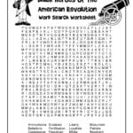 Black Heroes Of The Revolutionary War Word Search Worksheet  Woo Or American Revolution Worksheets