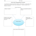 Brainstorm Worksheet Pertaining To Creative Writing Worksheets