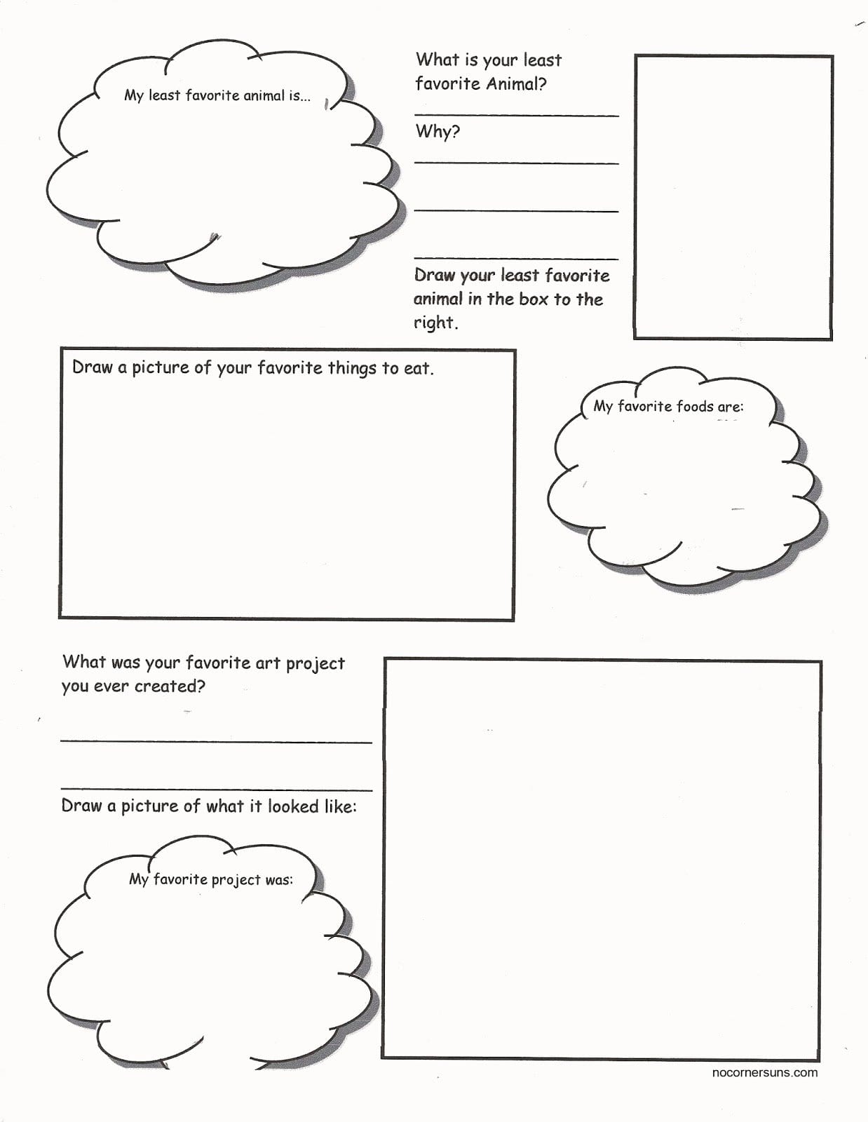 Brilliant Ideas Of Kids Art Worksheets For Middle School Within Art Worksheets For Middle School