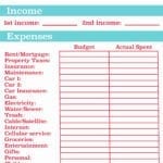 Budget Spreadsheet Free Home Xls Family Template Expense Excel Within Home Construction Budget Worksheet