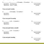 Calculating Your Gross Monthly Income Worksheet Along With Calculating Gross Pay Worksheet