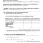 Calculating Your Longterm Debttoincome Ratio Dti And Calculating Gross Pay Worksheet