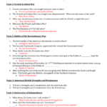Causes Of The American Revolution Study Guide – Answer Key You With America The Story Of Us Revolution Worksheet Answers
