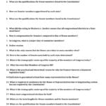 Chapter 10 – Congress – Test Study Guide Why Is The Intended For Chapter 10 Section 1 The National Legislature Worksheet Answers