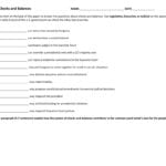 Checks And Balances Worksheet In Supreme Court Nominations Worksheet Answers