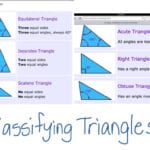 Classifying Triangles  Math Geometry Special Education Middle Along With Identifying Triangles Worksheet