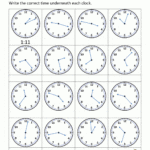 Clock Worksheets  To 1 Minute Intended For Crack The Code Worksheets Printable Free