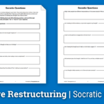 Cognitive Restructuring Socratic Questions Worksheet  Therapist Aid For Cognitive Distortions Therapy Worksheet