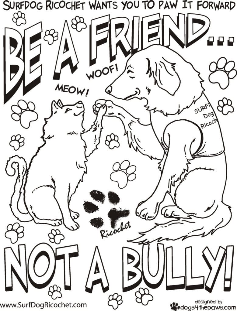 Coloring  Free Bullying Coloring Pages Printable For Kids Fun For Bullying Coloring Worksheets