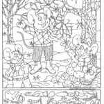 Coloring Ideas  Coloring Puzzles For Adults Picture Inspirations Pertaining To Highlights Hidden Pictures Printable Worksheets