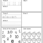 Coloring Ideas  Number Practice Set Education Math Kindergarten Regarding Kindergarten Practice Worksheets