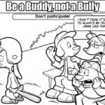 Coloring Pages  Anti Bullying Coloring Pages 1024X789 In Photo In Bullying Coloring Worksheets