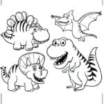 Coloring Splendi Dinosaur Coloring Pages For Toddlers Image Ideas Also Dinosaur Worksheets For Preschool