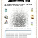 Common Cooking Terms Worksheet  Free Esl Printable Worksheets Made Also Basic Cooking Terms Worksheet