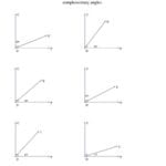 Complementary Angles A Also Pairs Of Angles Worksheet Answers