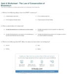 Conservation Of Energy Worksheet Answers  Soccerphysicsonline For Law Of Conservation Of Energy Worksheet Pdf