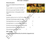 Contagion  Passive Voice  Esl Worksheetclaudioc Pertaining To Contagion Worksheet Answers