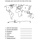 Continents Worksheet Can You Spell Each Continent Correctly  All Esl Throughout Esl Social Studies Worksheets