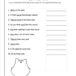 Contractionsworksheets Htm Contractions Worksheet 2019 Following Regarding Following Directions Worksheet