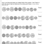 Counting Coins And Money Worksheets And Printouts For Coin Values Worksheet