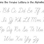 Cursive Letters Trace Letter Format Tracing Guide App Games Or Abc Cursive Worksheets