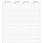 Cursive Writing Worksheet 26 For Cursive Writing Worksheets For Kids