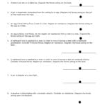 Day 4 Worksheet And Worksheet 2 Drawing Force Diagrams