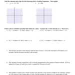Direct And Inverse Variation Worksheet Pertaining To Direct And Inverse Variation Word Problems Worksheet With Answers