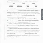 Directed Reading Worksheets Physical Science Answers Math For Handmaid039S Tale Worksheet
