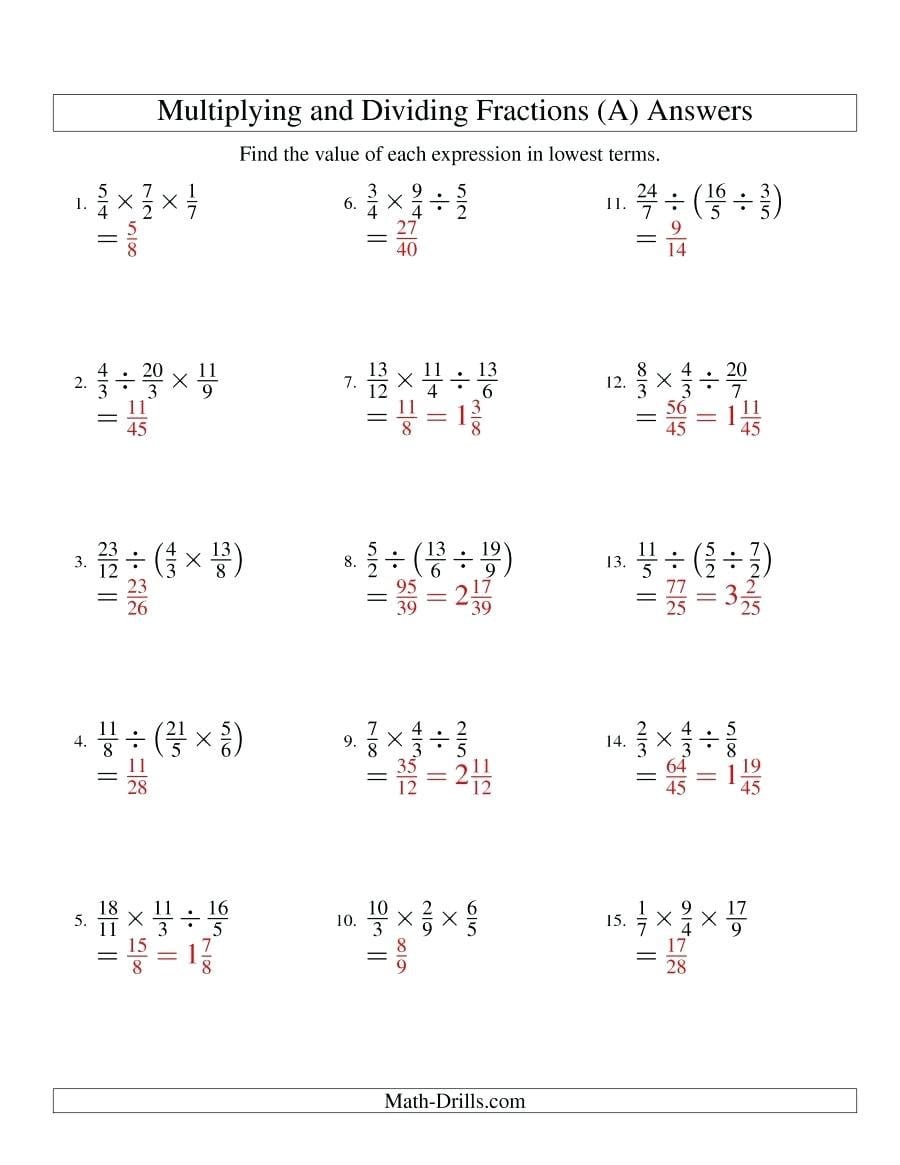 Dividing And Multiplying Fractions Math – Nagasakeeclub With Adding Subtracting Multiplying And Dividing Fractions Worksheet