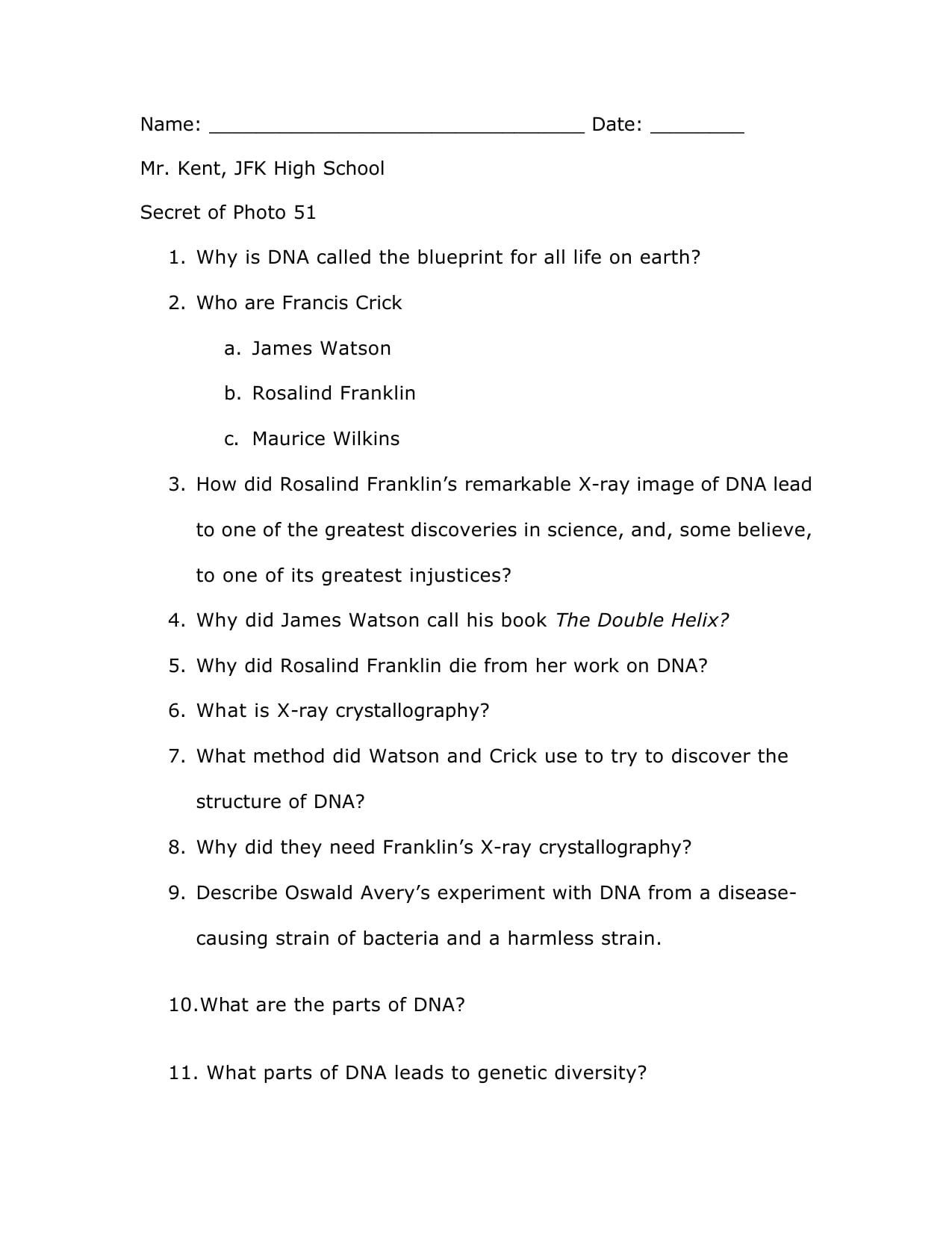 Dna History A Timeline Activity Worksheet Answer Key  Peatix Intended For Dna Interactive Worksheet Answer Key