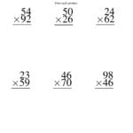 Double Digit Multiplicationnew Calendar Template Site  Cmediadrivers As Well As Double Digit By Double Digit Multiplication Worksheets